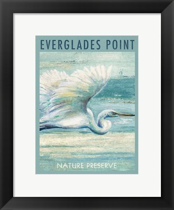 Framed Everglades Poster I Print