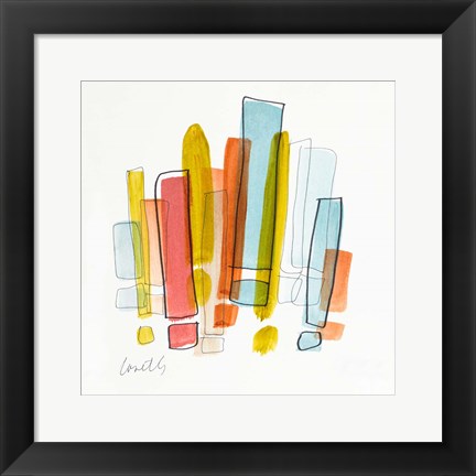 Framed Exclamation I Print