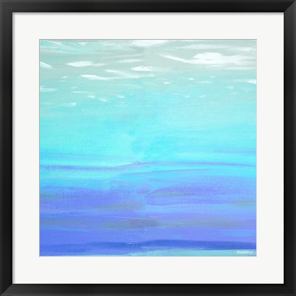 Framed Aquatic Abstract Print