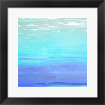 Framed Aquatic Abstract Print