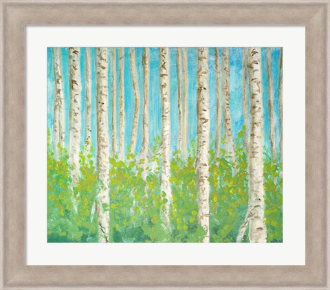 Framed Vibrant Birchwood Print