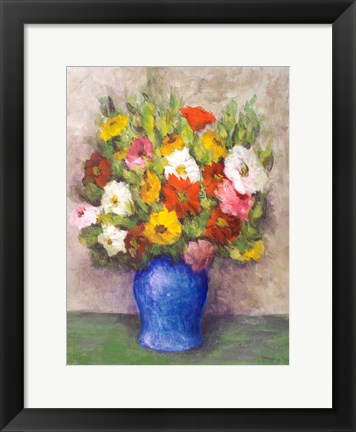 Framed Vase of Beauty I Print