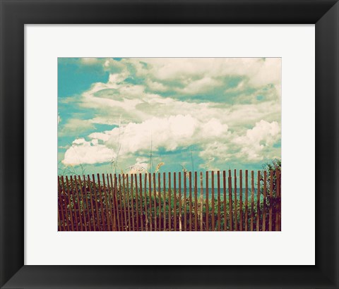 Framed Beyond The Fence Print