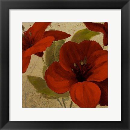 Framed Bahama Flower I Print