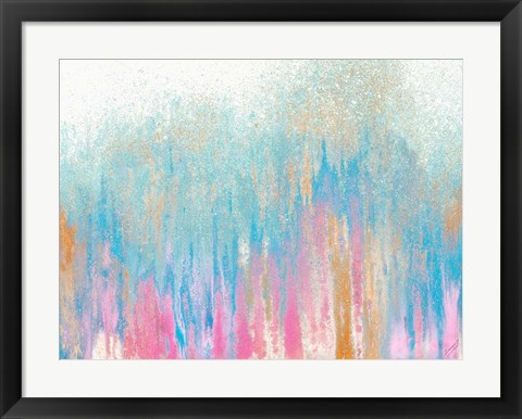 Framed Bright Woods Horizontal Print