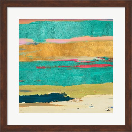 Framed Tropical Sunrise II Print