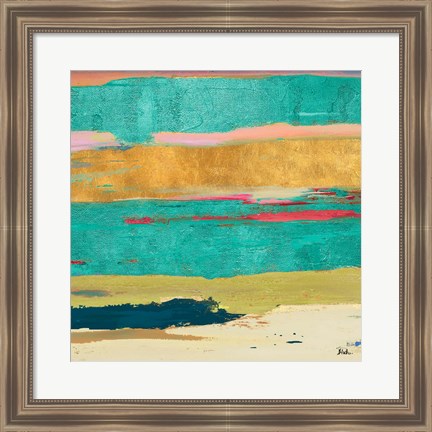 Framed Tropical Sunrise II Print