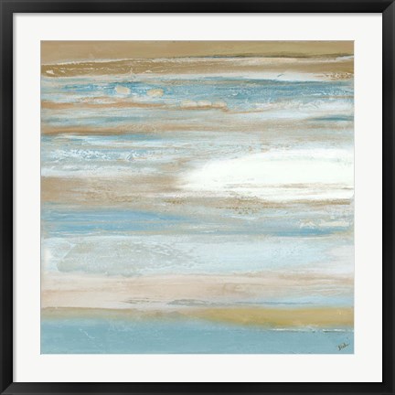 Framed Teal Sunrise II Print