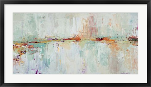 Framed Abstract Rhizome Rectangle Print