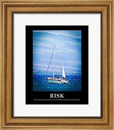 Framed Risk Print