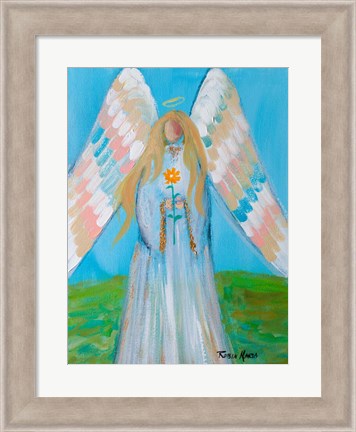 Framed Angel of Spring Print