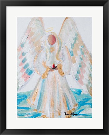 Framed Angel of Winter Print