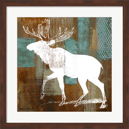 Framed Moose Print