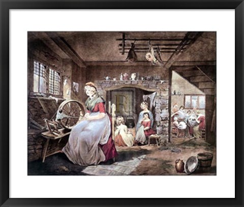 Framed Industrious Cottagers Print