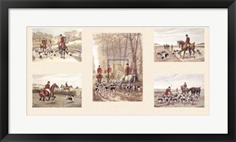 Framed Hunting Incidents (5 Up) Print