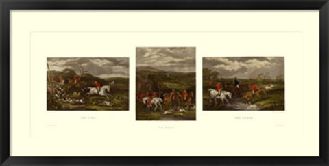 Framed Hunting [3 Up] Print