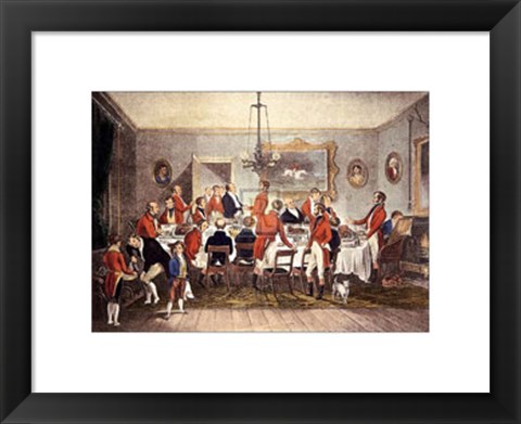 Framed Bachelor&#39;s Hall Plate VI Print