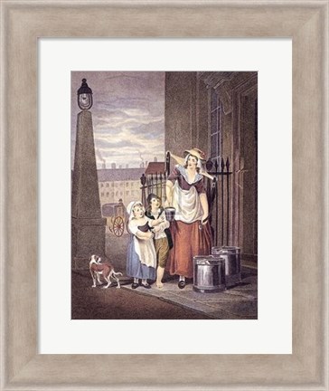 Framed Milk Below Maids Print