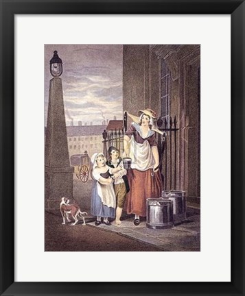 Framed Milk Below Maids Print