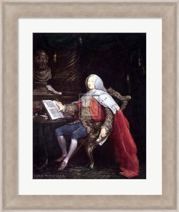 Framed Lord Mansfield C.J. of England Print