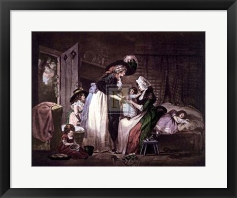 Framed Visit to the Child At Nurse  [L] Print