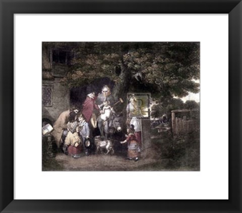 Framed Sunday Morning: Going to Church [S] Print