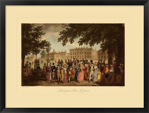 Framed Buckingham House, St. James&#39;s Print