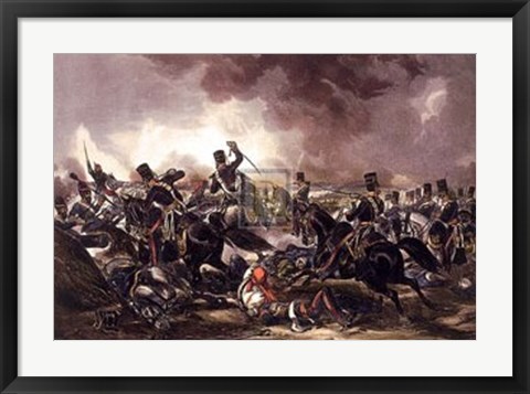 Framed Battle of Ferozshah Print