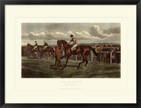 Framed Favourite: Before the Race Print