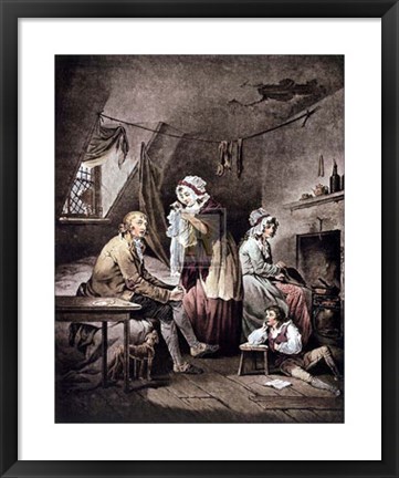 Framed Effects of Extravangance &amp; Idleness Print