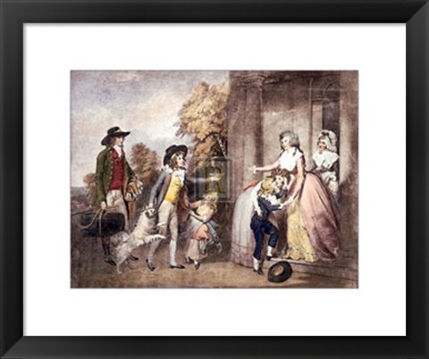 Framed Dulce Domum or Return from School [S] Print