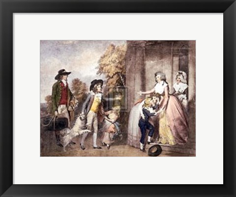 Framed Dulce Domum or Return from School [S] Print