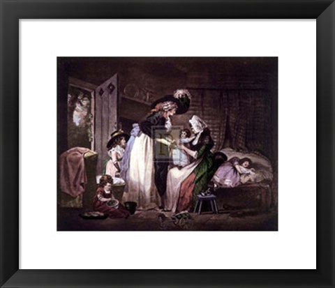 Framed Visit to the Child At Nurse  [M] Print