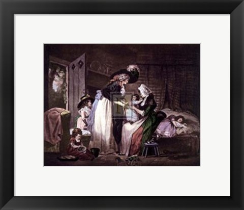 Framed Visit to the Child At Nurse  [M] Print