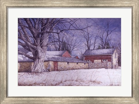 Framed Milky Way Farm Print