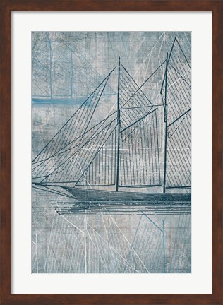 Framed Danielas Sailboat III Print