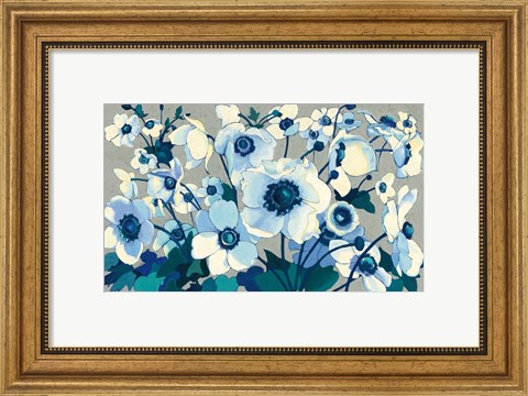 Framed Anemones Japonaises I Print