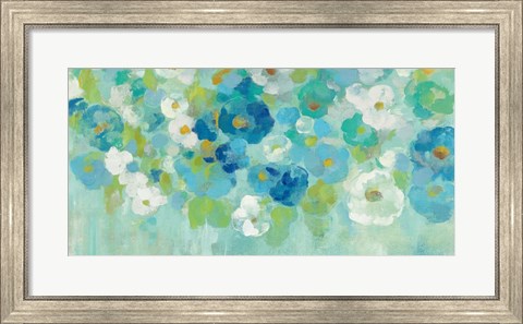 Framed Spring Aroma I White Flowers Print