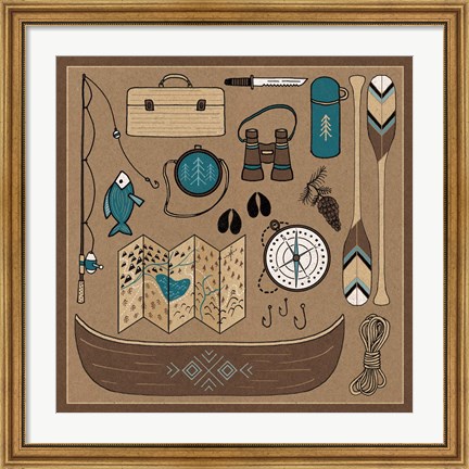 Framed Great Outdoors VI Print