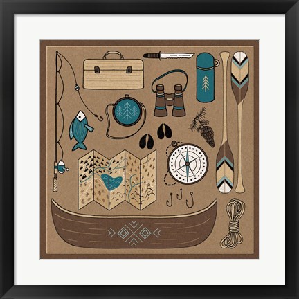 Framed Great Outdoors VI Print