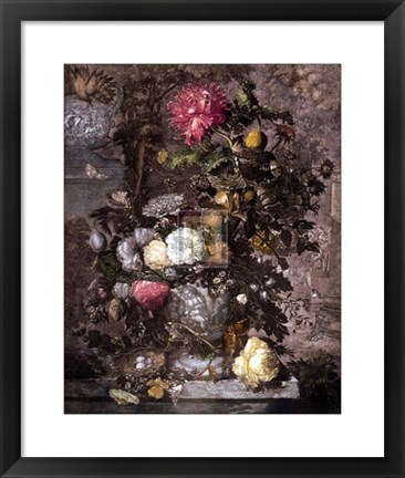 Framed Flower Piece Print