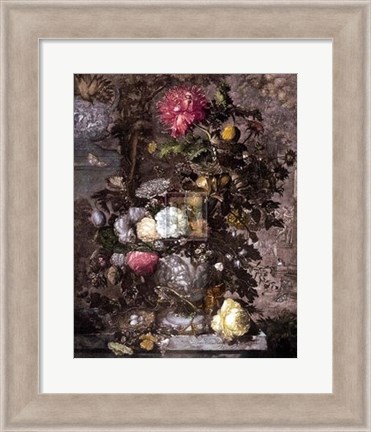 Framed Flower Piece Print