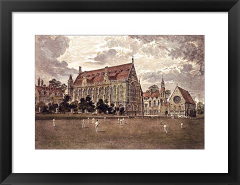 Framed Clifton College Print