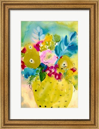 Framed Bright Arrangement IV Print