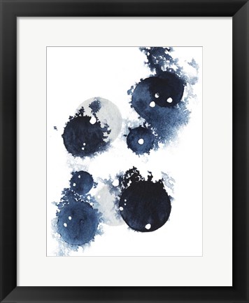 Framed Blue Galaxy III Print