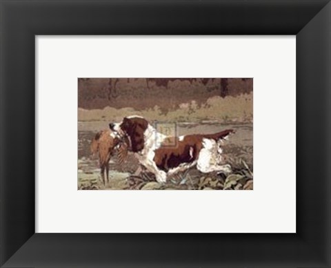 Framed Springer and Pheasant (Small) Print