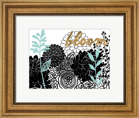 Framed Lacy Garden II Print