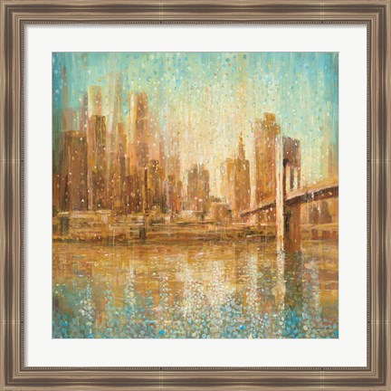 Framed Champagne City Print