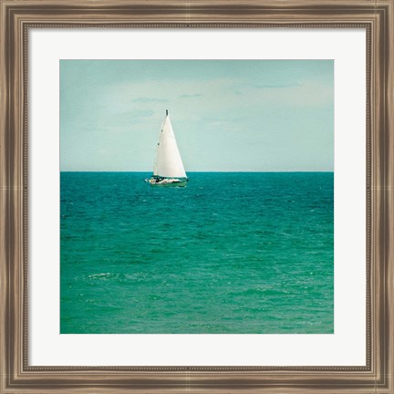 Framed Mint Cottage Days III Print