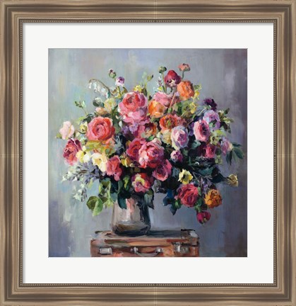 Framed Abundant Bouquet Print